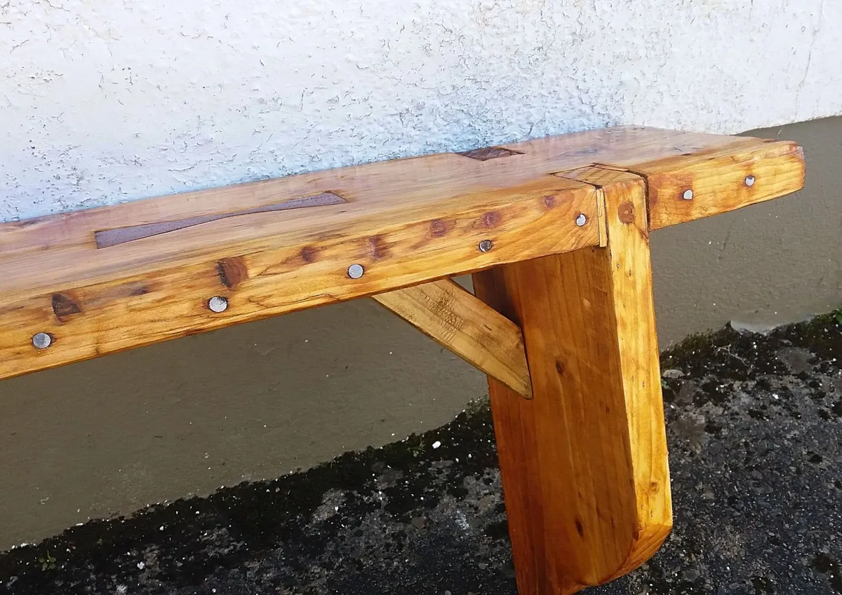 Country style floating stove mantle / shelf LGE - Image 4