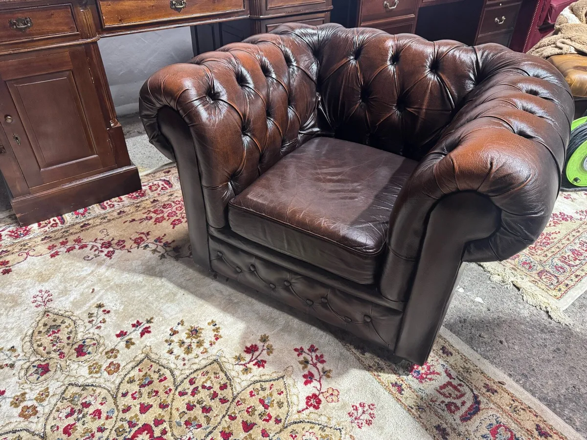 Chesterfield tub chair - Image 2