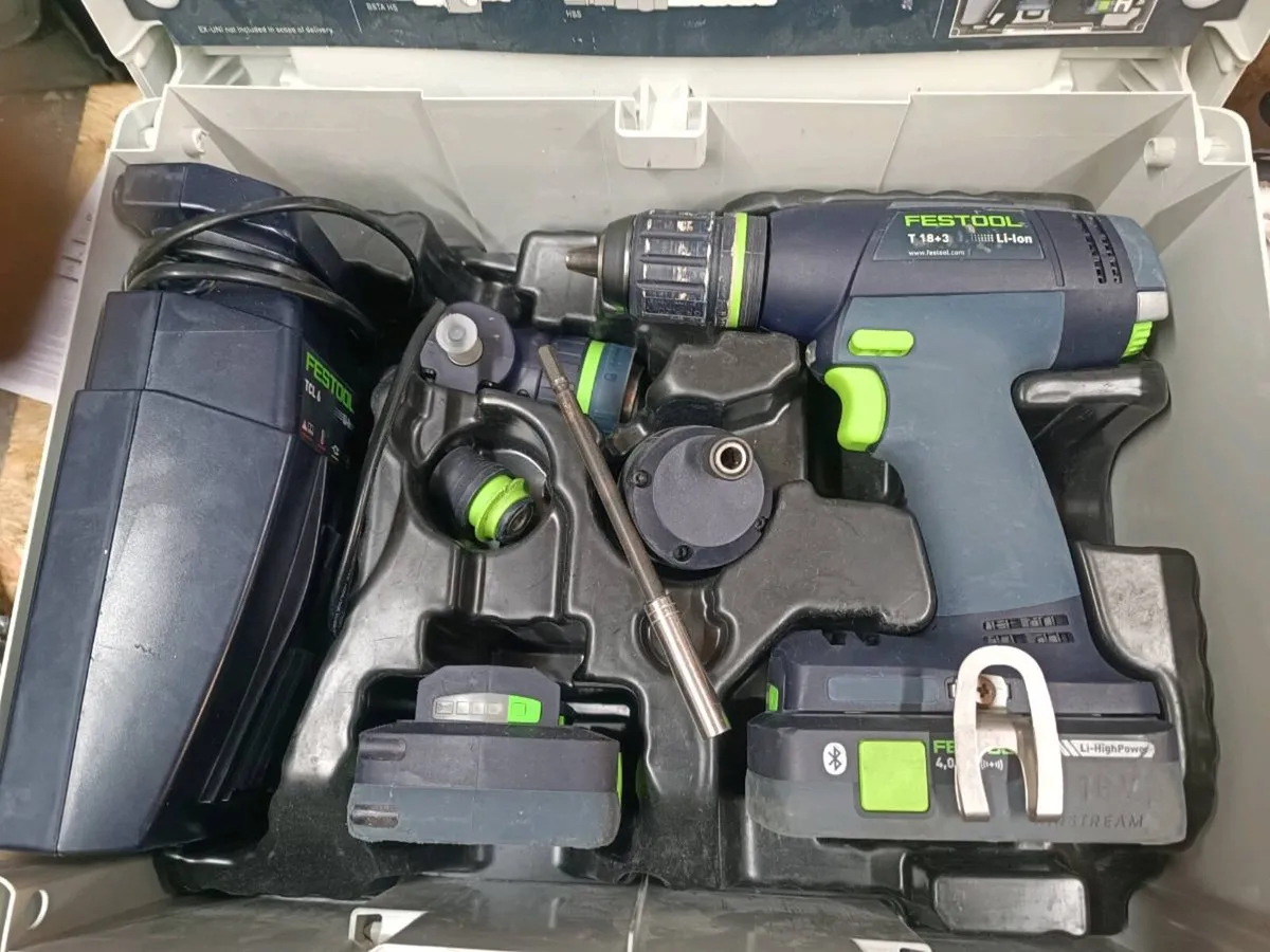 Festool t18+3 drill. - Image 1
