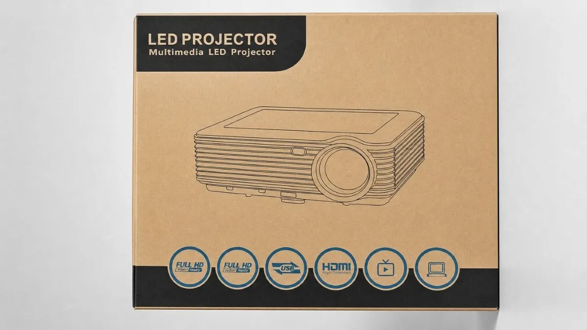 Multimedia LED Projector - 1080p HD Support - Image 4