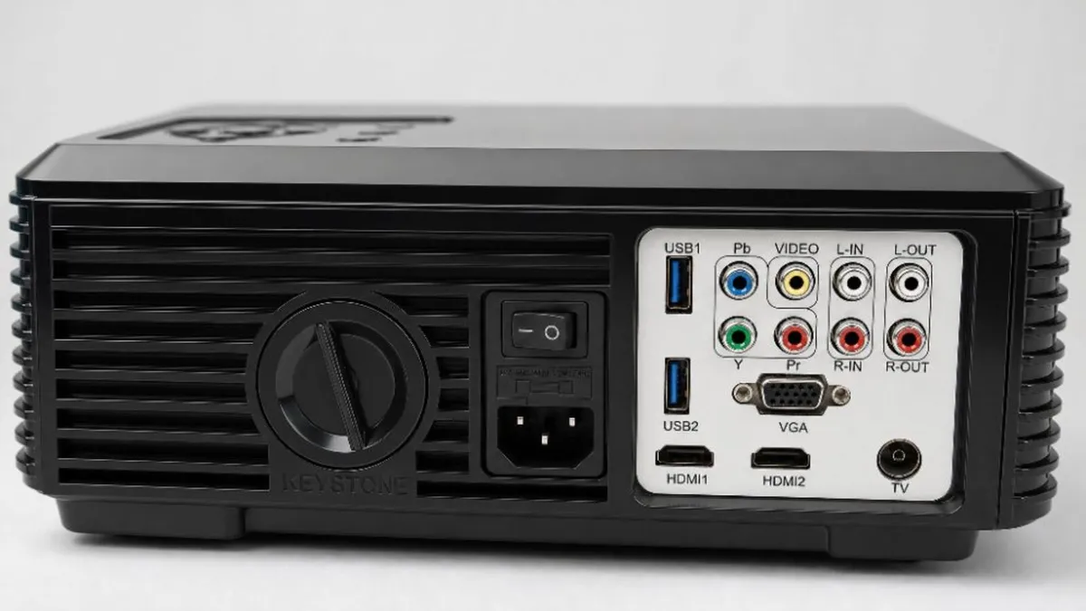 Multimedia LED Projector - 1080p HD Support - Image 2