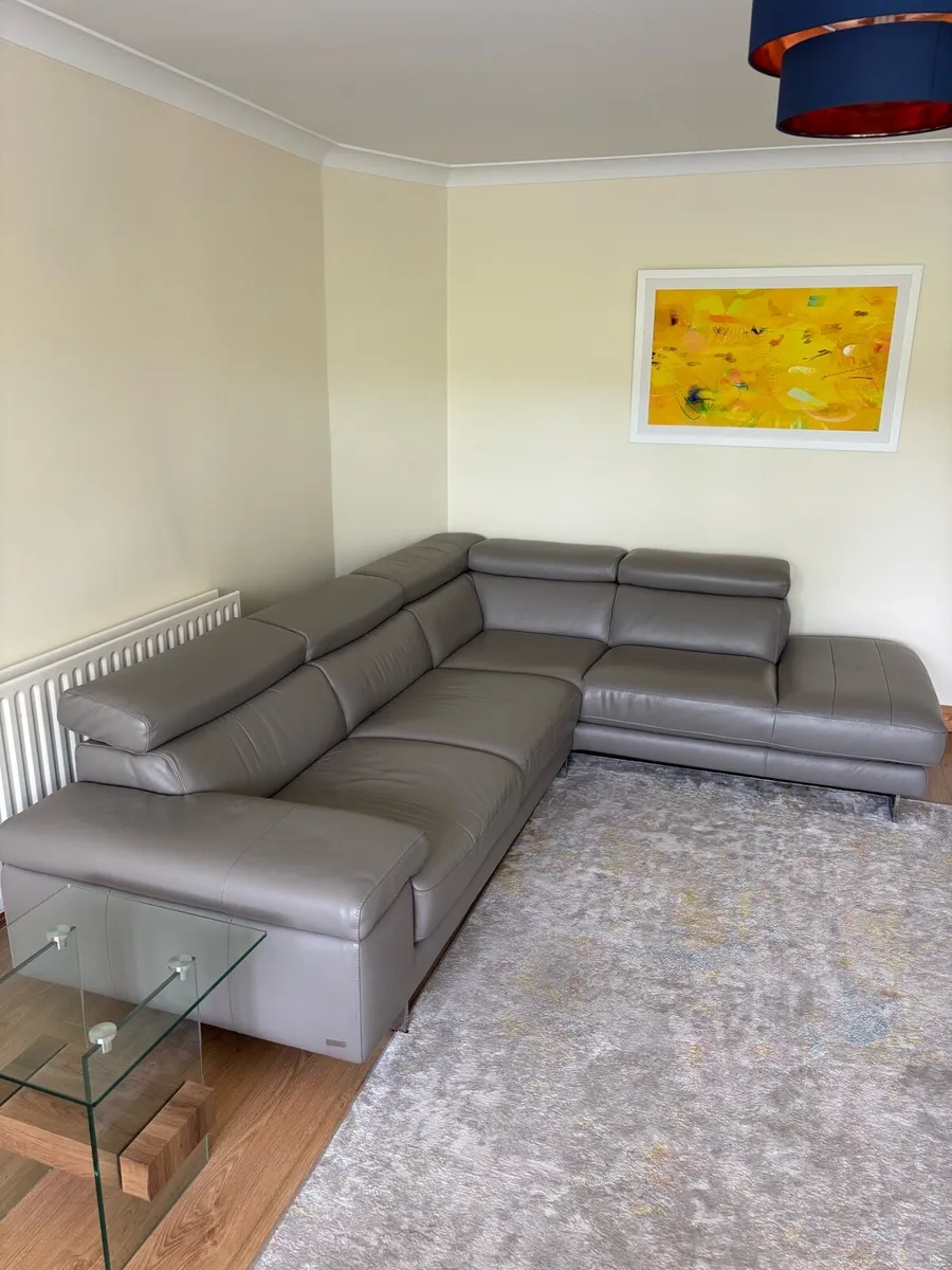 Leather Corner Sofa - Image 2