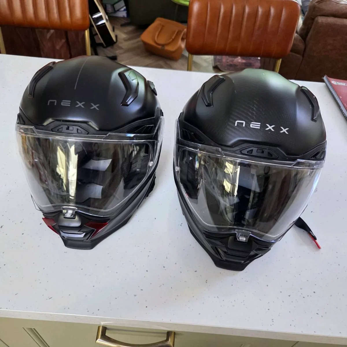 2 Nexx wst 3 helmets xl and medium.
One year old a - Image 1