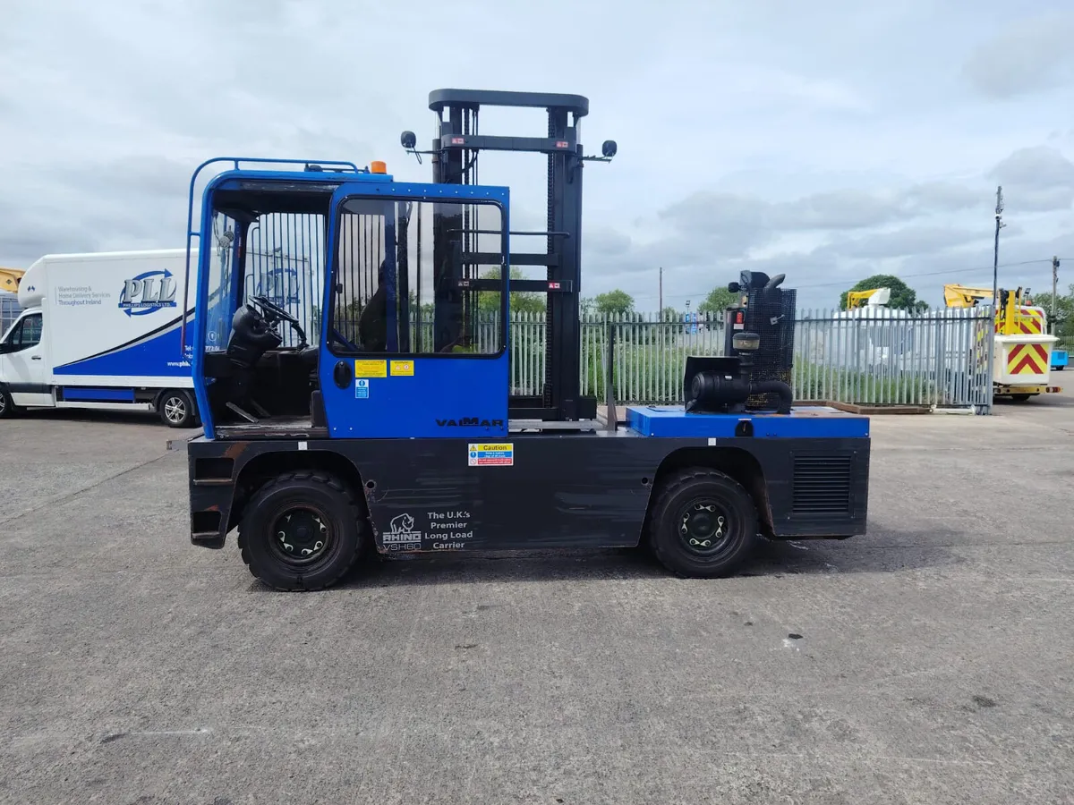 2014 VALMAR VS60 side loader forklift 3453 hrs - Image 1