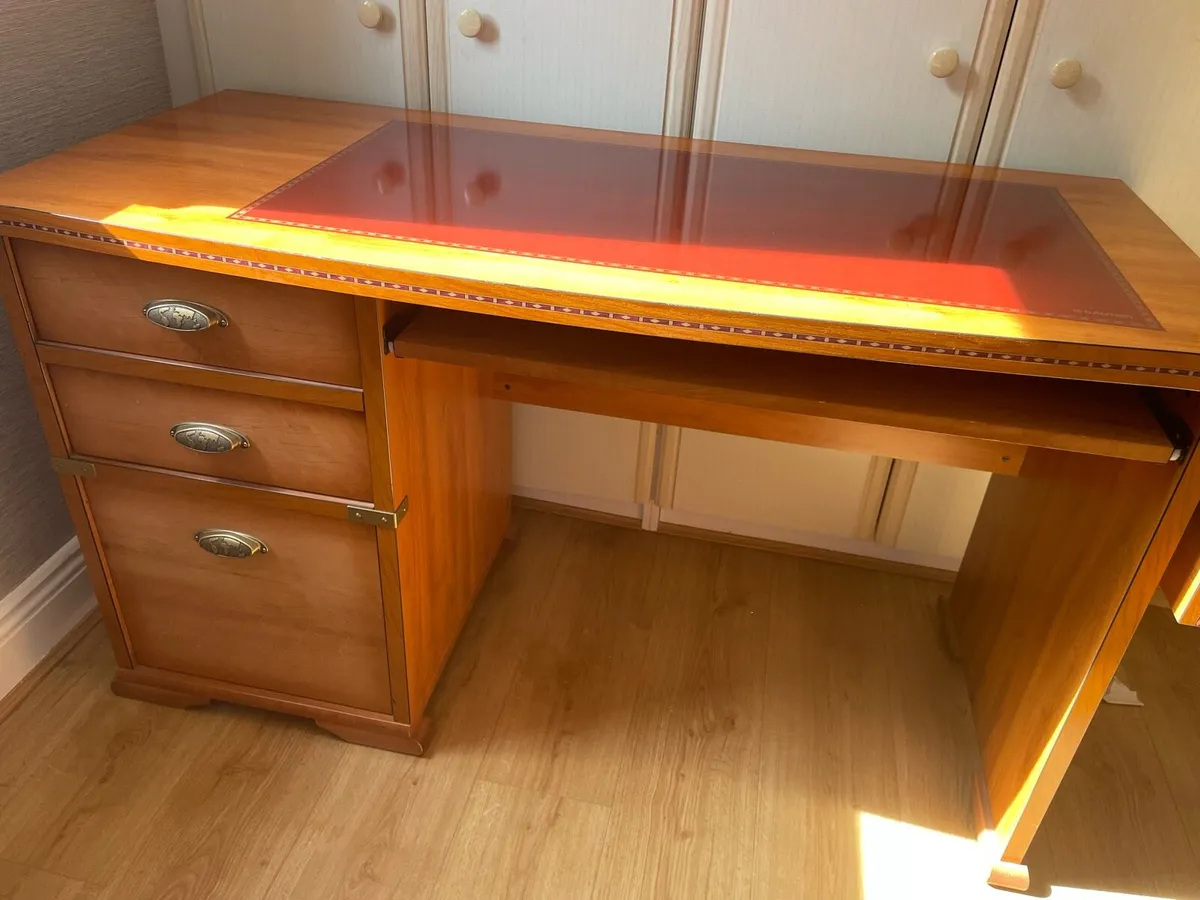Desk - Beautiful Gautier Wooden Desk & Chair - Image 3