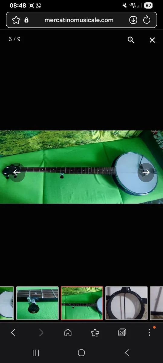 Gold Tone Long Neck Banjo - Image 1