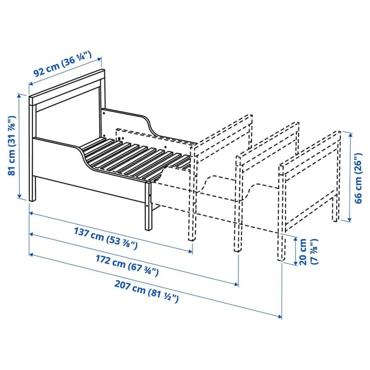 FREE Ikea children's bed Sundvik - Image 2