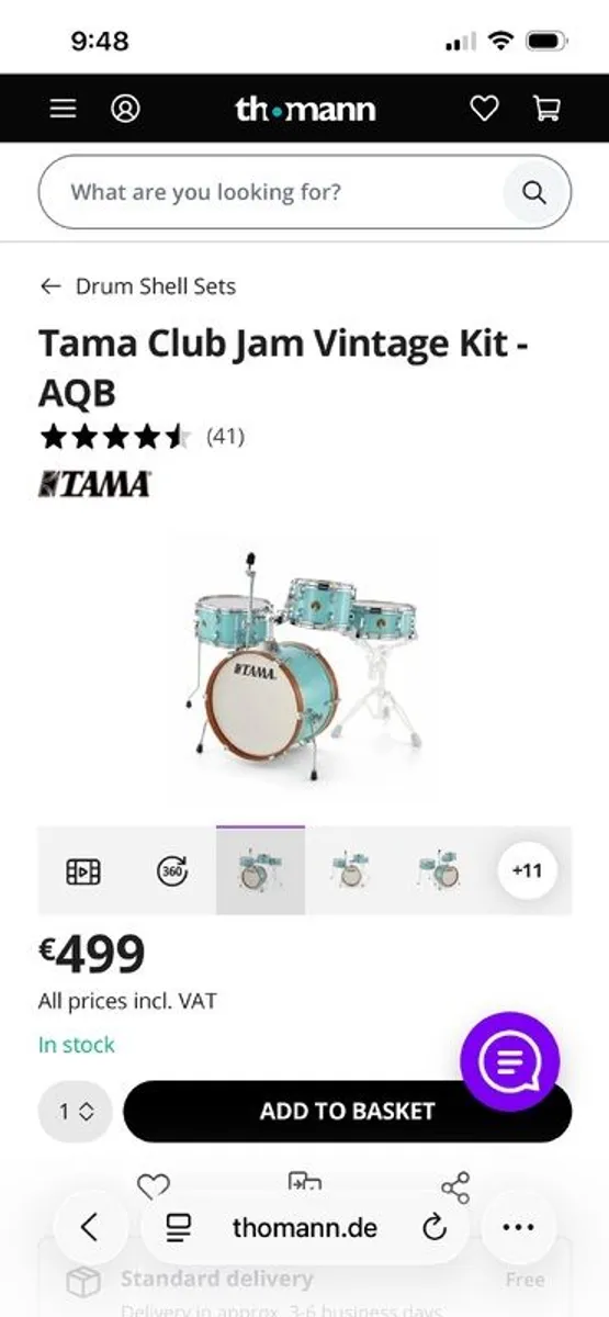Tama Drumkit. - Image 3