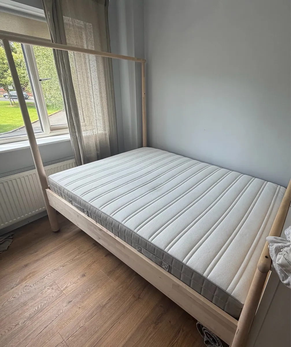 Ikea Double Bed Frame Gjora - Image 1