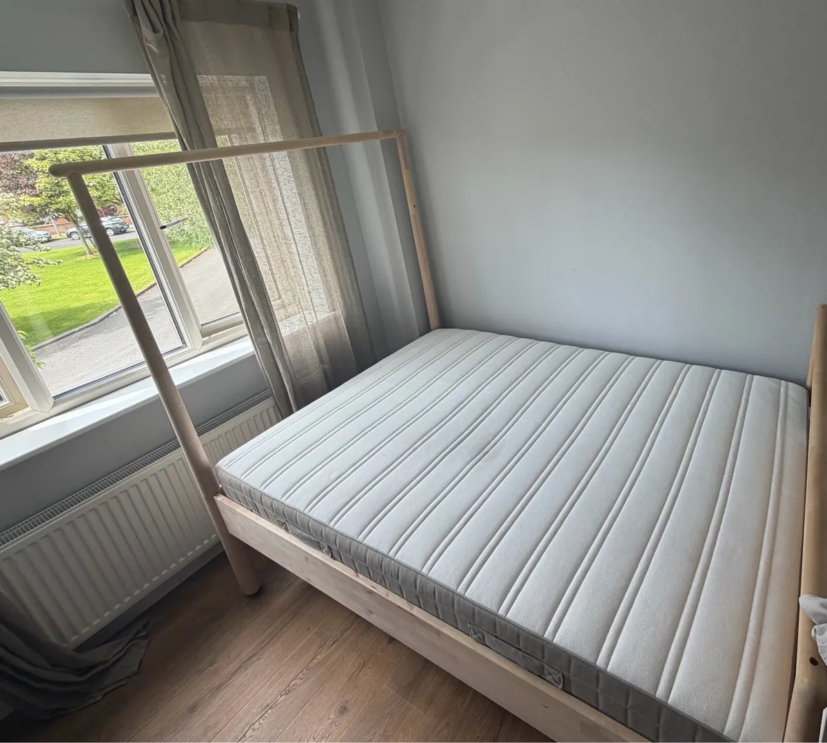 Ikea Double Bed Frame Gjora - Image 2