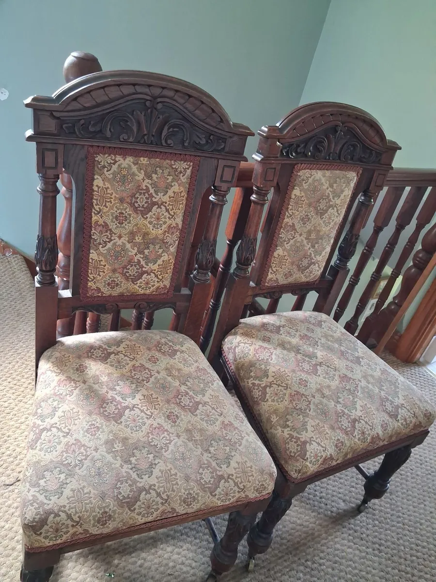 Pair of antique chairs - Image 2