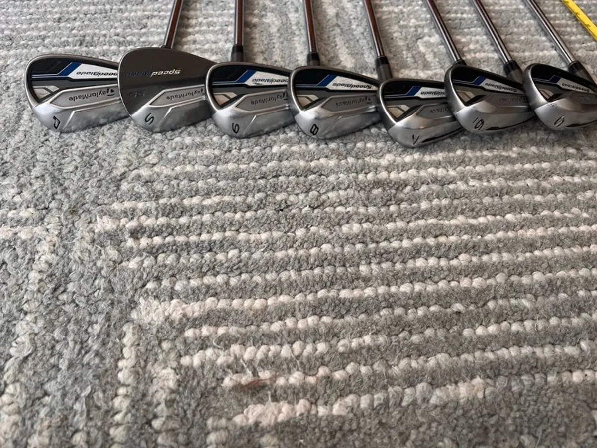 left hand TaylorMade Speed Blade golf clubs - Image 3