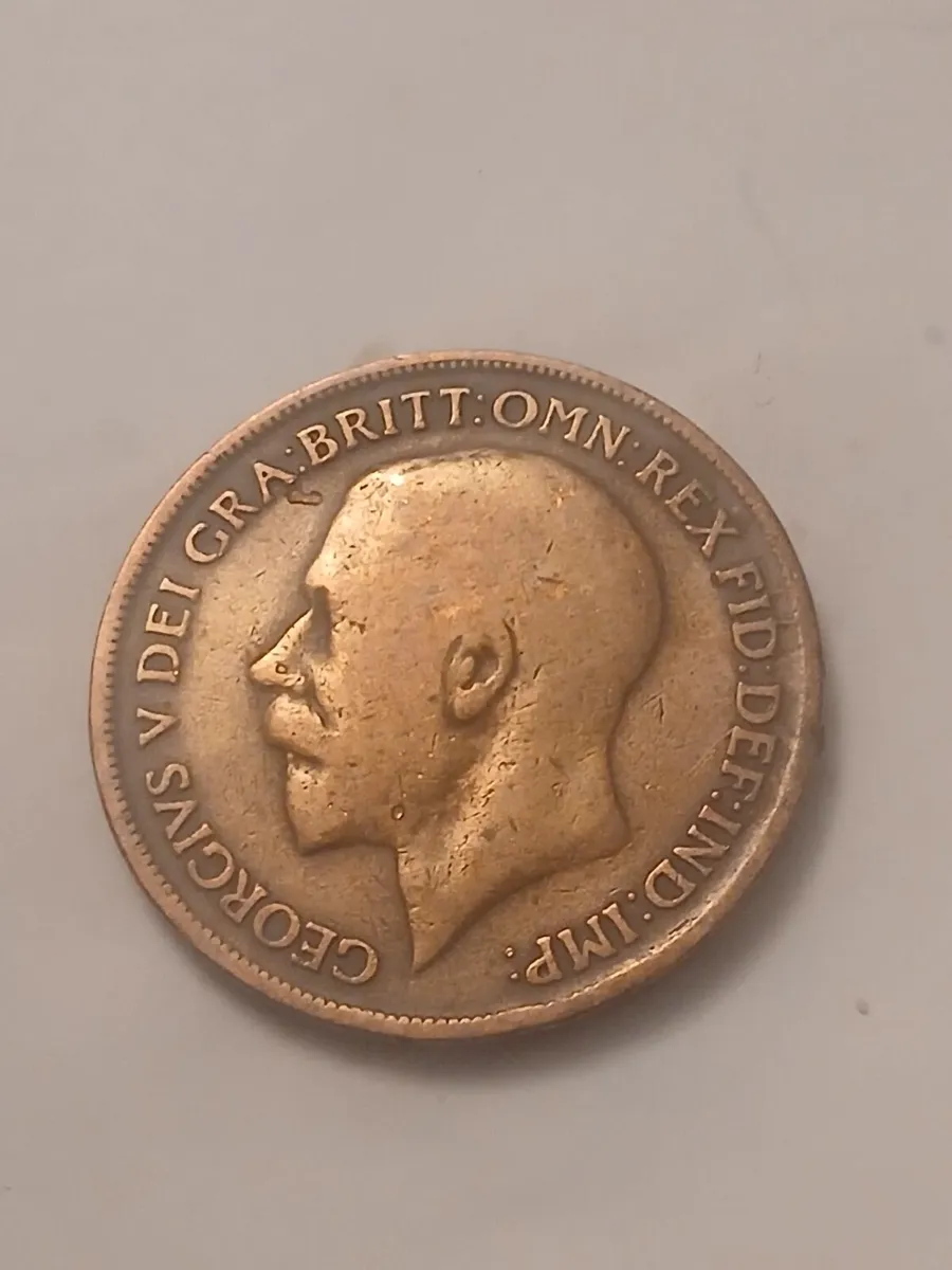 One penny uk 1916 - Image 1