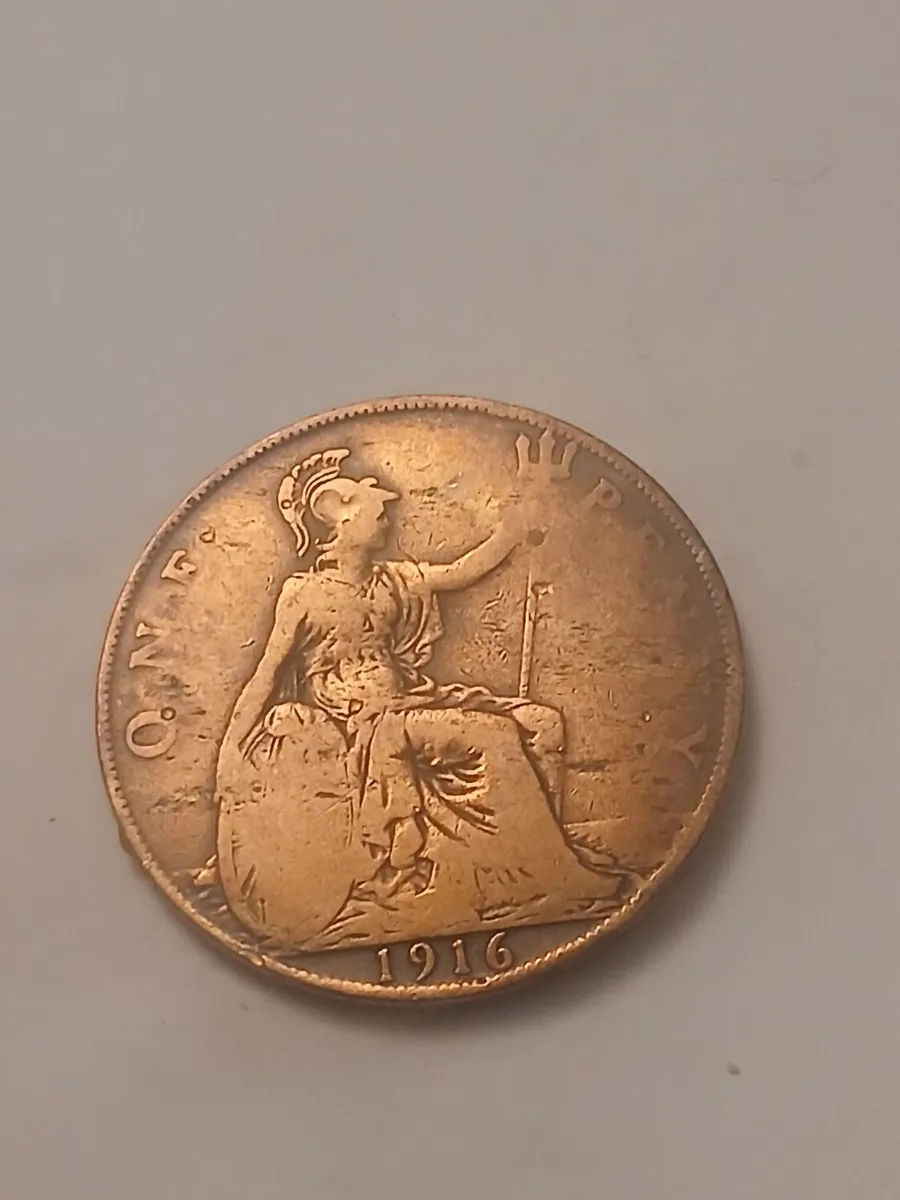 One penny uk 1916 - Image 2