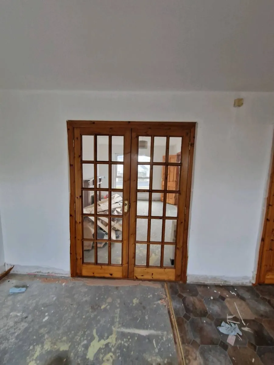 Glass internal doors