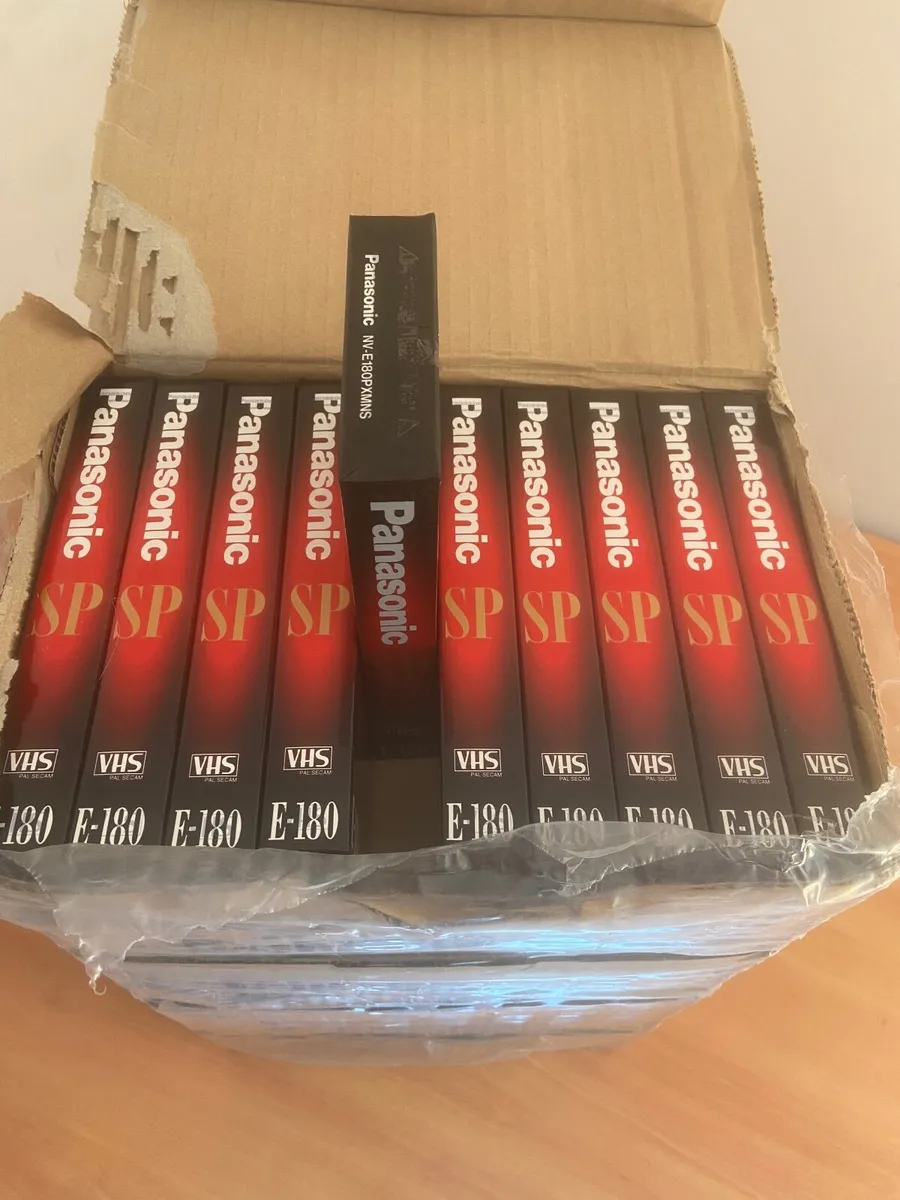 40 New Panasonic VHS video  tapes - Image 4