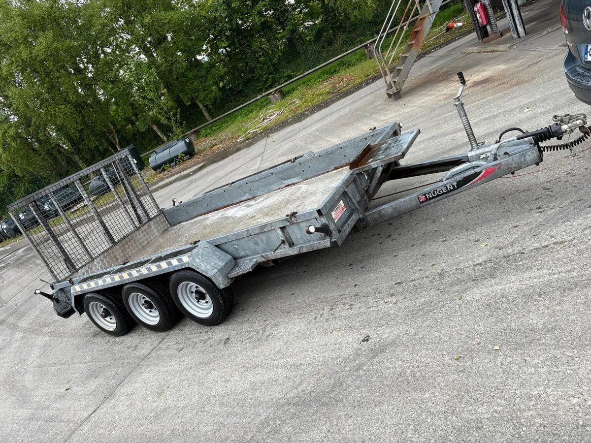 12ft 6 Nugent plant trailer - Image 1