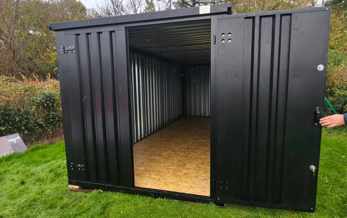 Steel CUBE shed, practical storage, flatpack sheds - Image 2