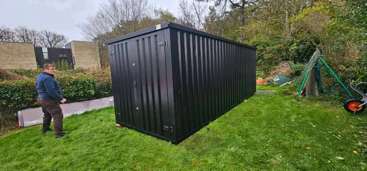 Steel CUBE shed, practical storage, flatpack sheds - Image 3