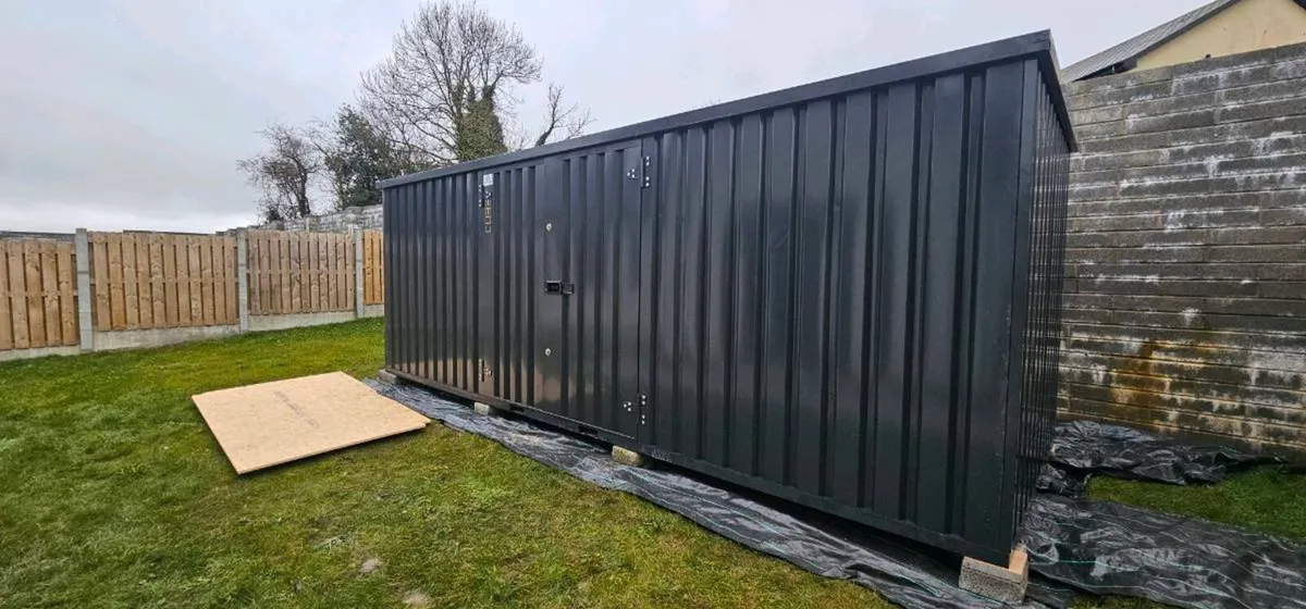 Steel CUBE shed, practical storage, flatpack sheds - Image 4