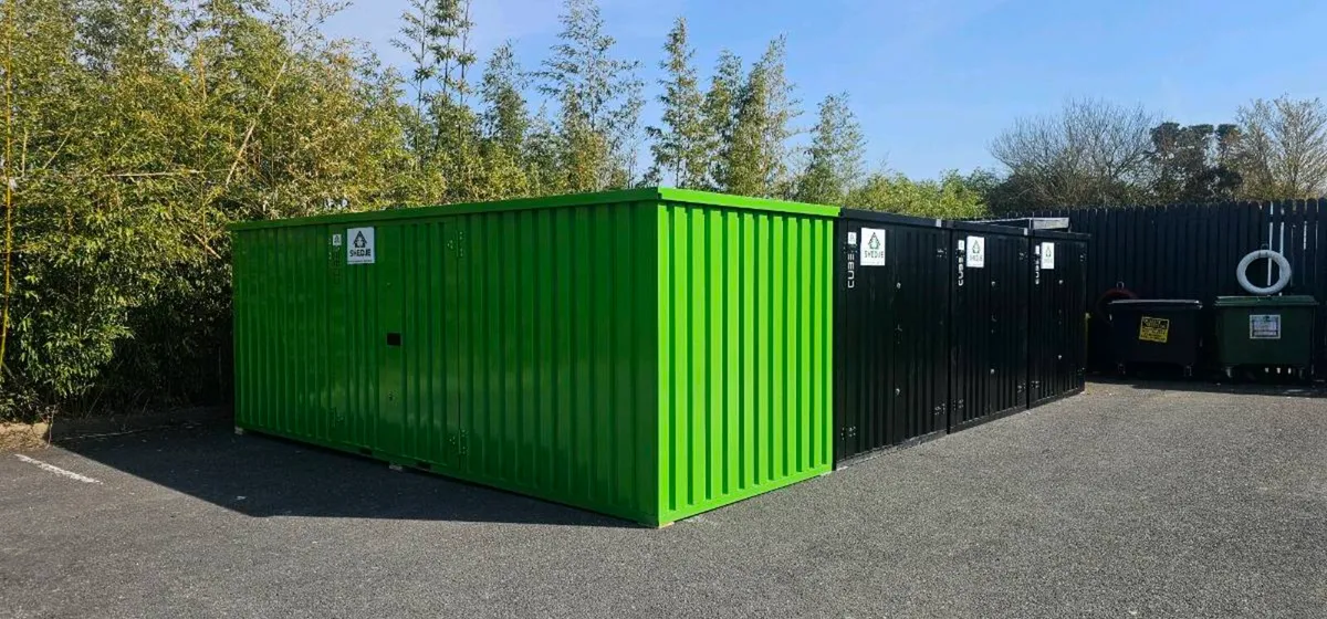 Steel CUBE shed, practical storage, flatpack shed - Image 1