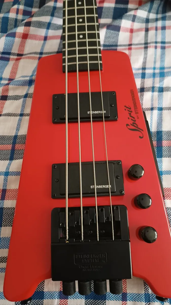 Steinberger Headless Bass Guitar w/ Ashdown Amp - Image 1