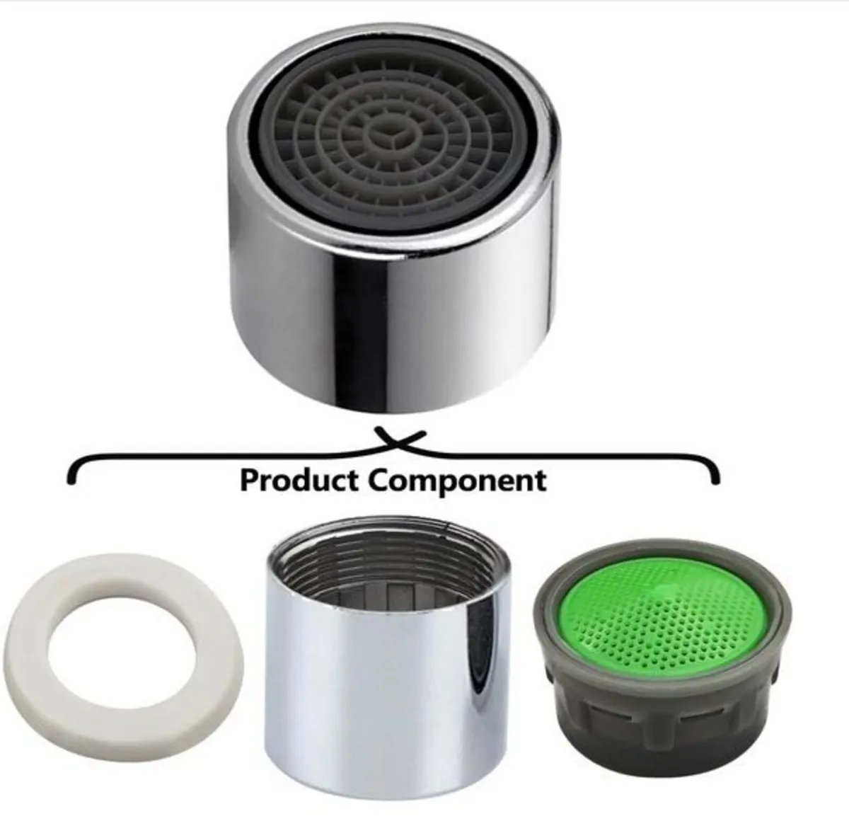 6x Tap Aerator 22mm Female + Wrench/Plumbers Tape - Image 3