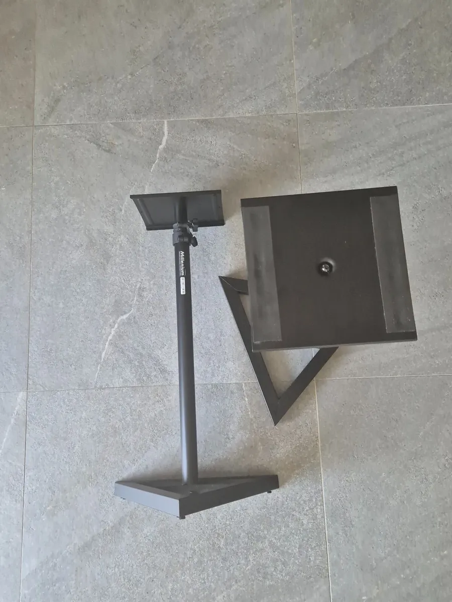 Millenium BS-500 Studio Monitor 2 Speaker Stands - Image 4