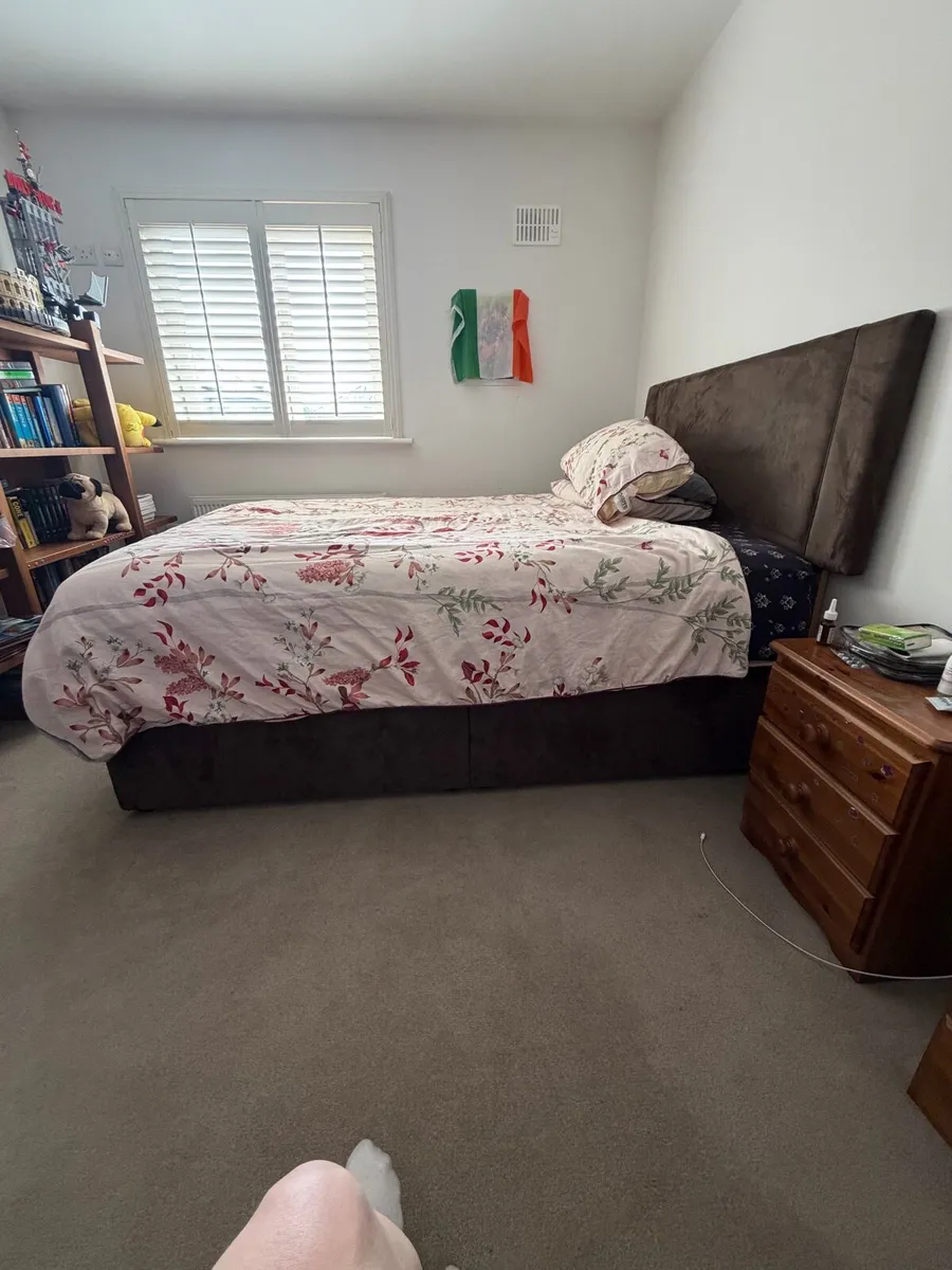 Bed Base and Headboard - Image 1