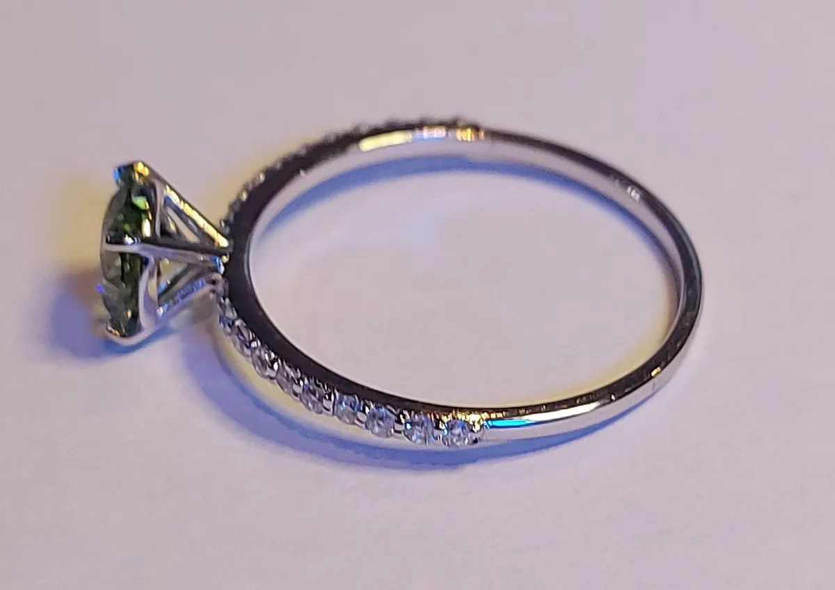 14k Gold ring with 1.22 ct Lab-Grown Diamond IGI - Image 2