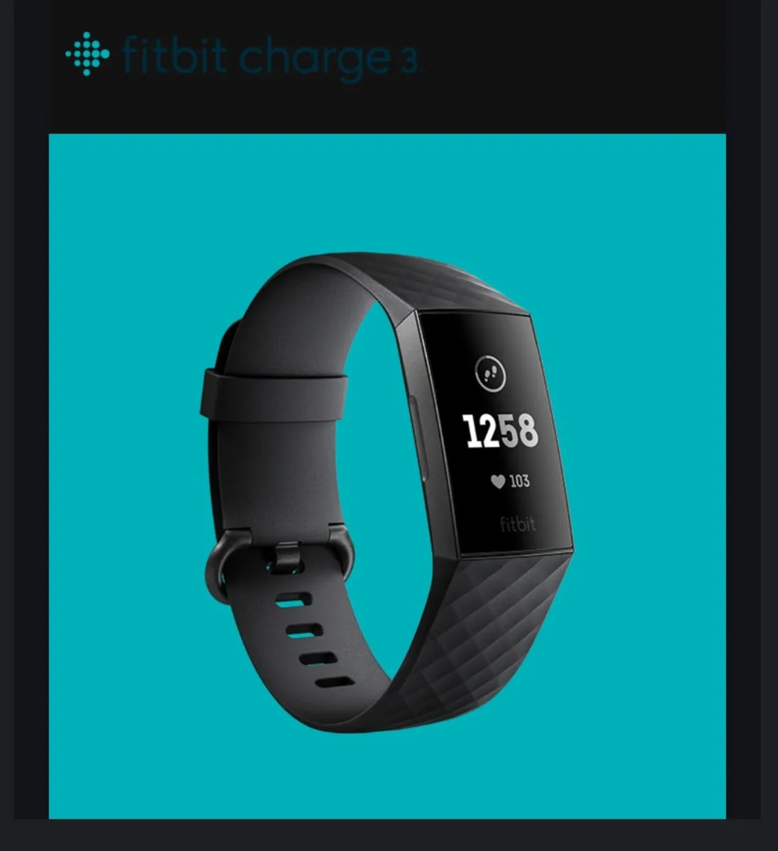 Fitbit charge 3 - Image 1