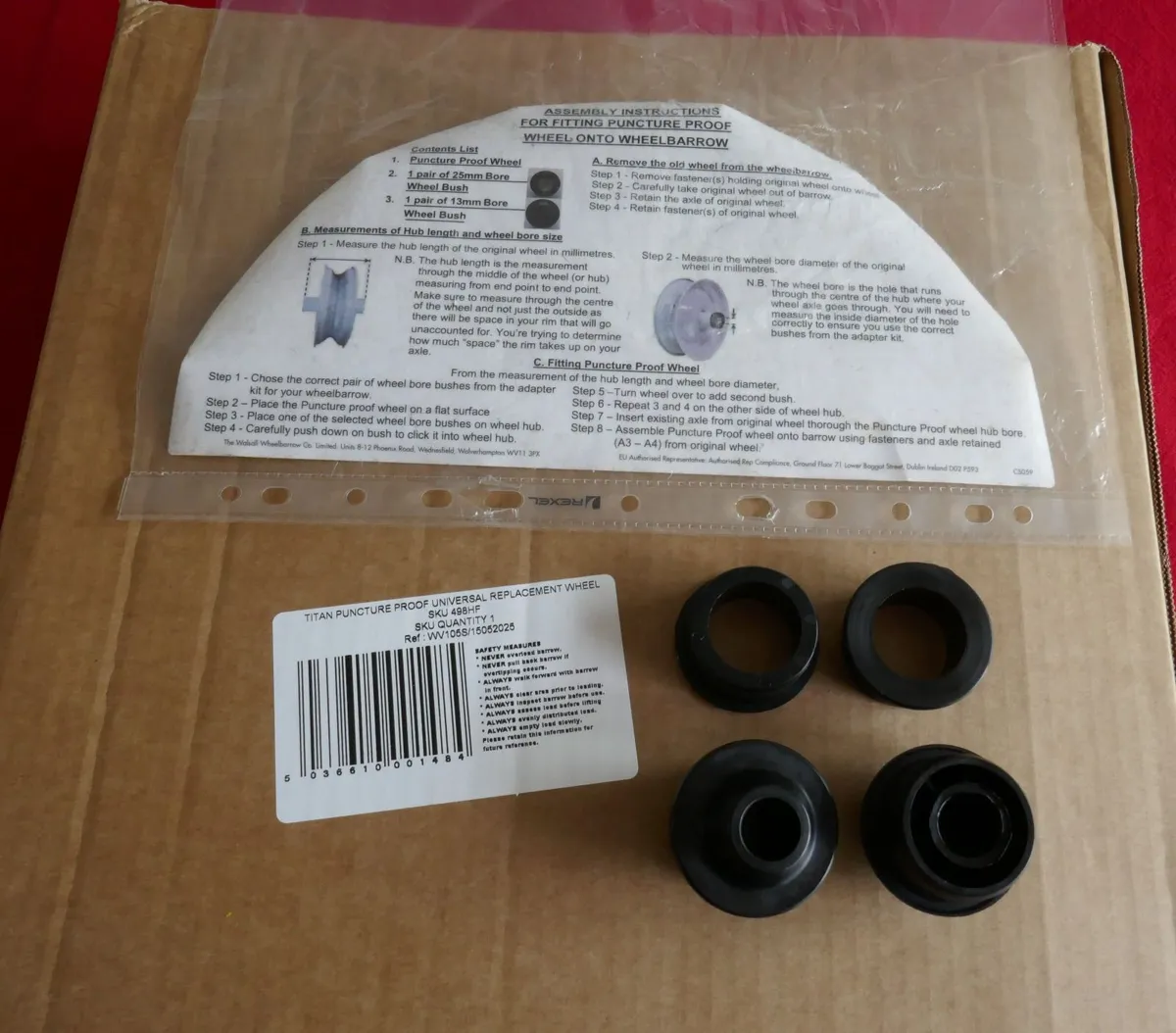 Wheel for wheelbarrow - Image 1