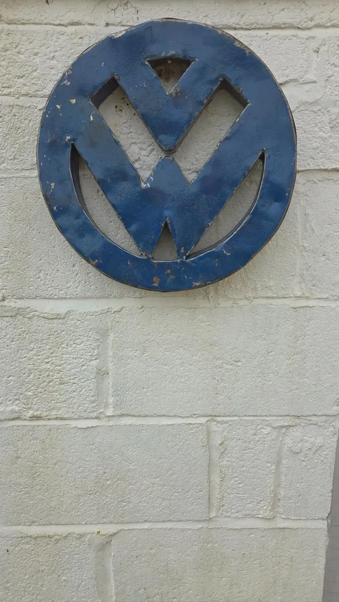 VW metal sign, great for shed / pub - Image 1