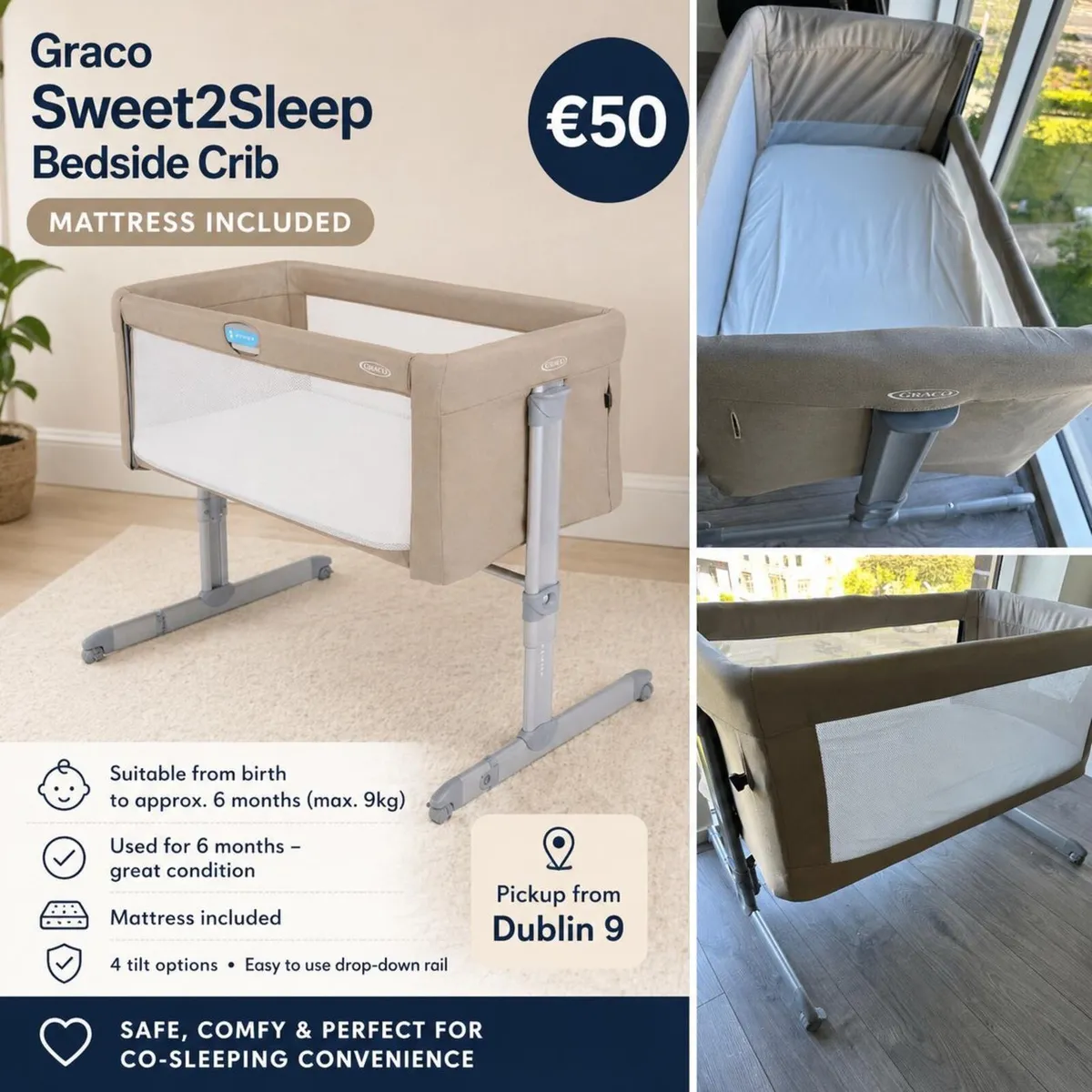 Baby Crib+mattress