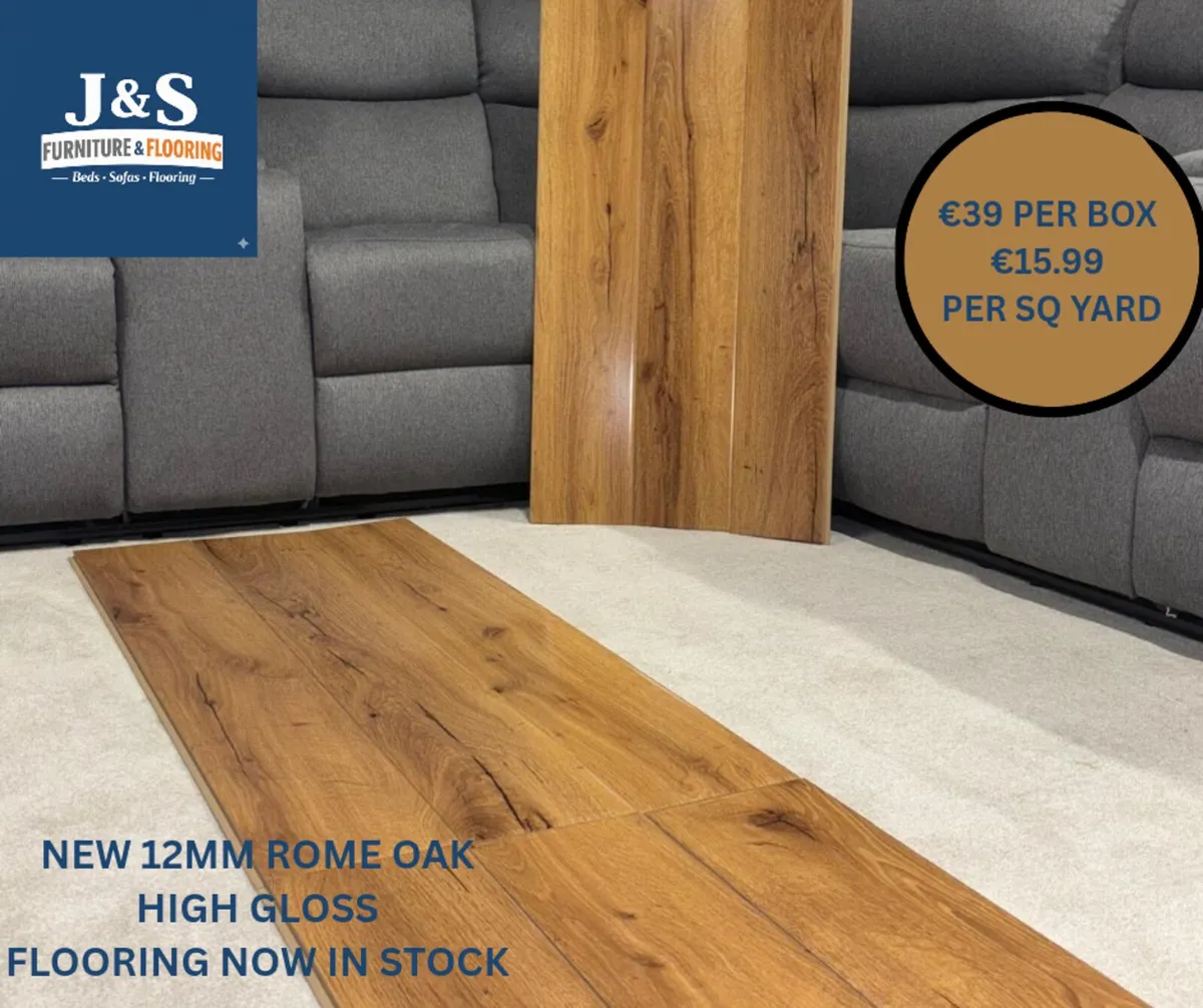 New High Gloss 12MM Flooring - Image 4