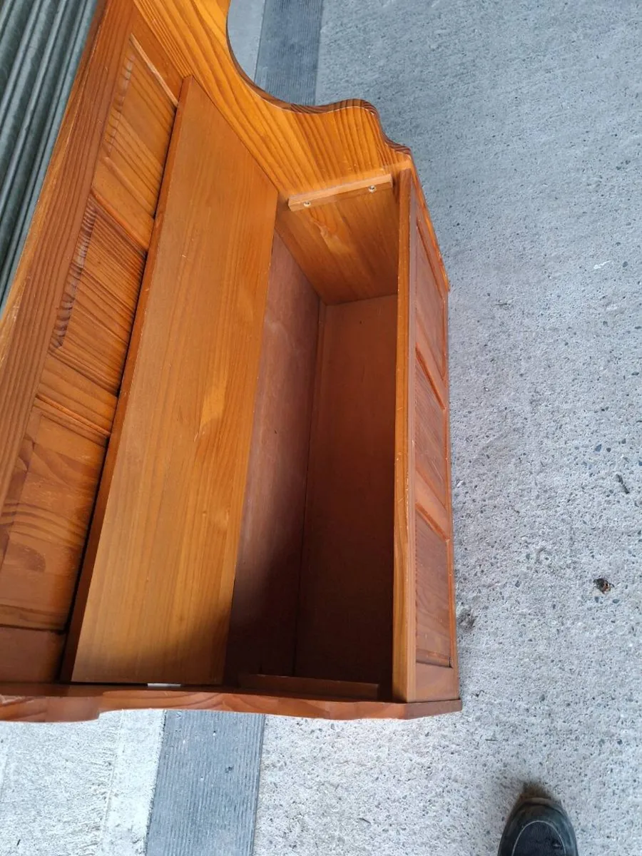 Pine Monk Bench (DELIVERY) - Image 3