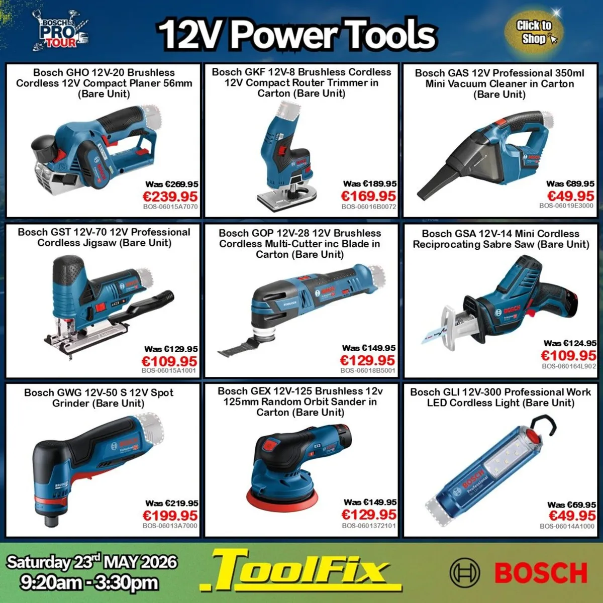 BOSCH POWERTOOL CLEAR OUT – THIS WEEK ONLY! 🔥 - Image 1
