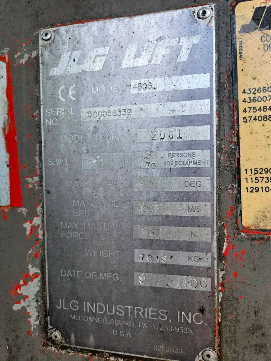 JLG Cherry Picker Hoist - Image 4