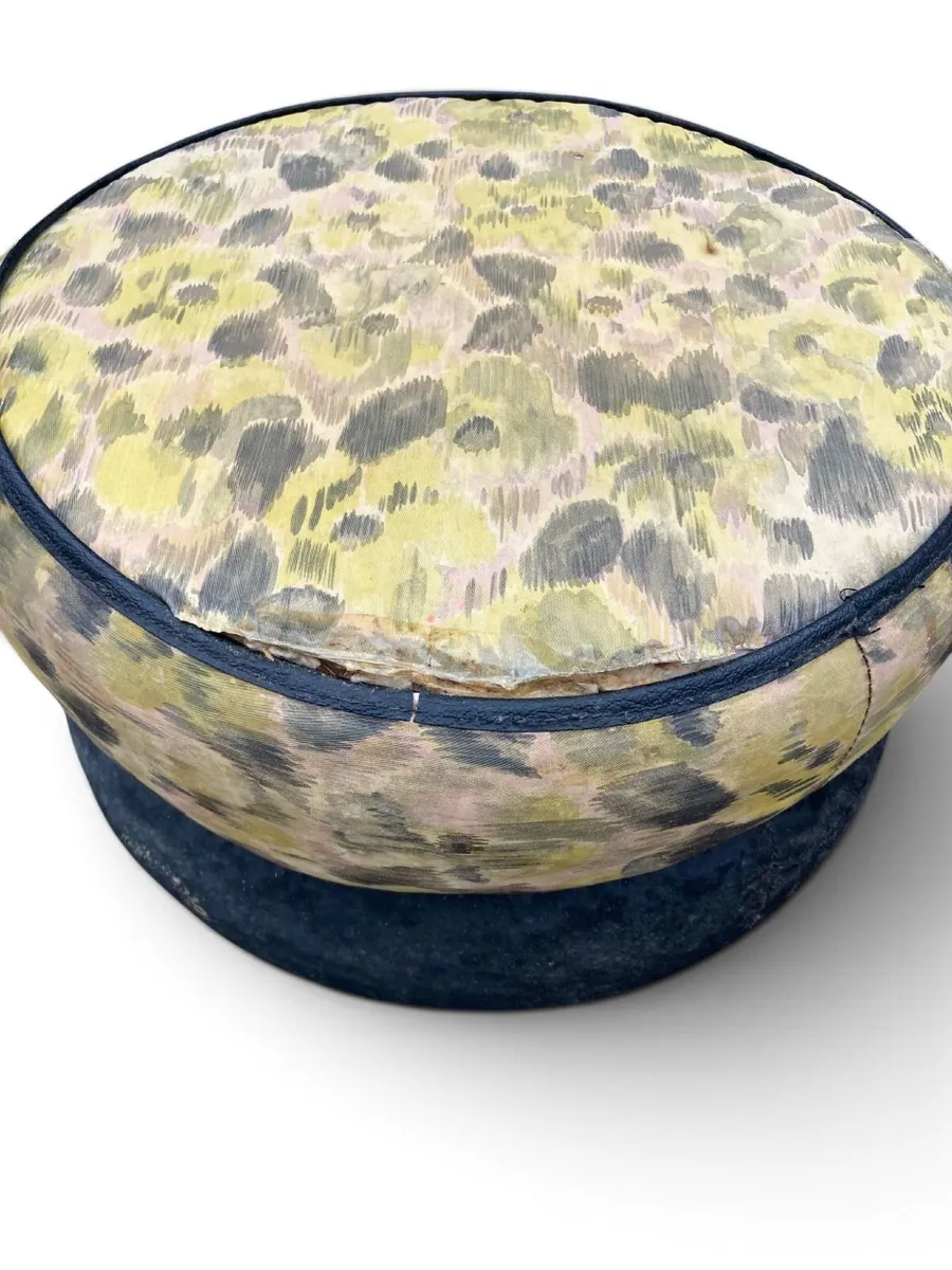 Vintage Pouffes x 2 - Leopard Print - Image 4