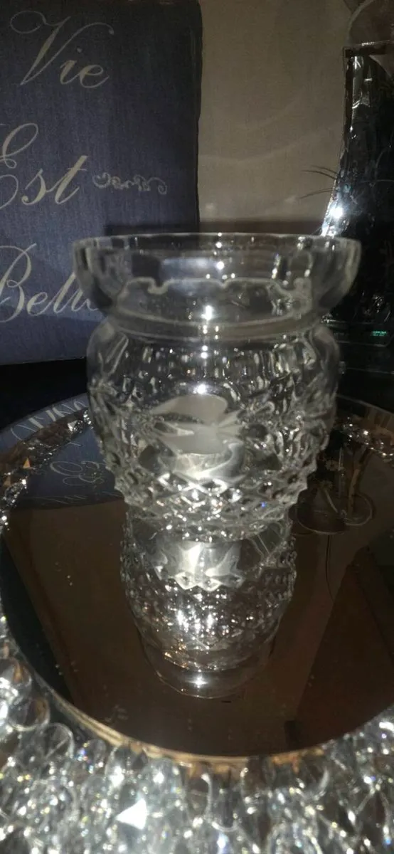 Galway Crystal Cut Glass Tealight Holder Votive Ca - Image 2
