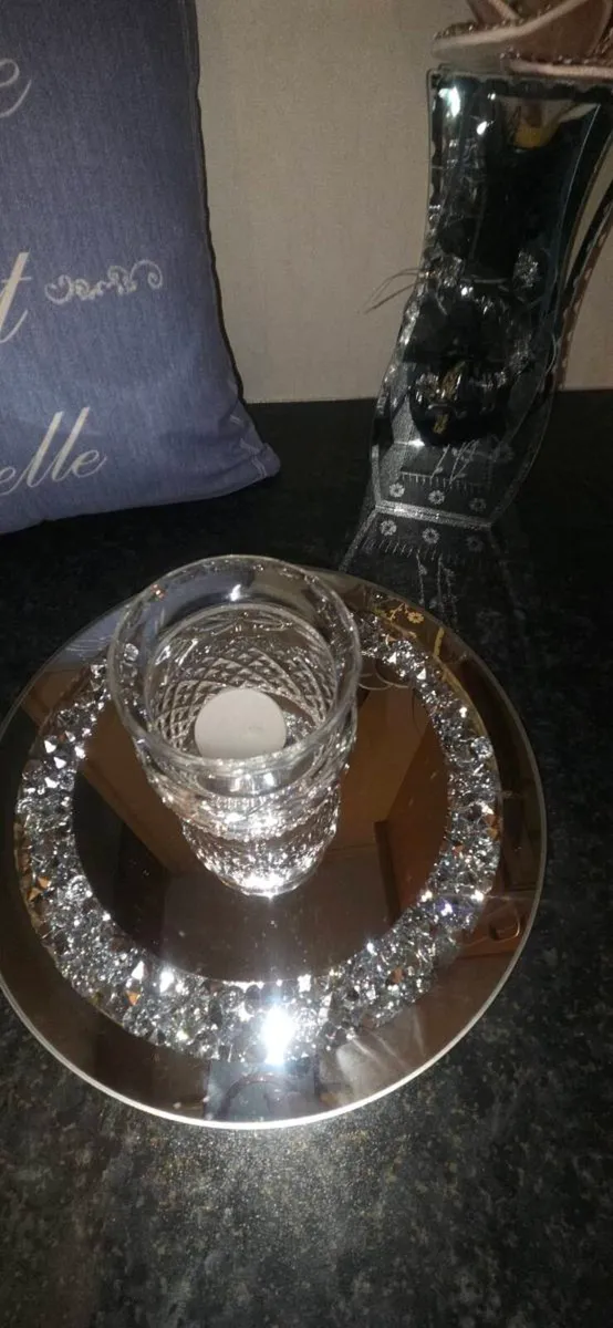 Galway Crystal Cut Glass Tealight Holder Votive Ca - Image 3