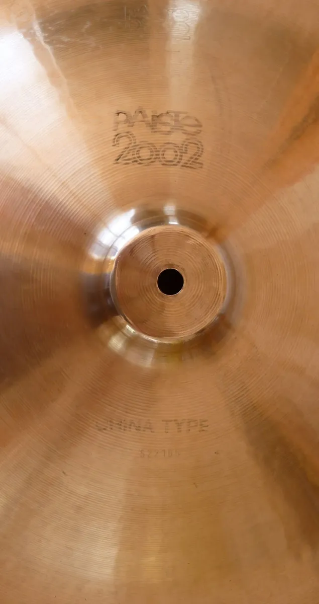 Paiste 2002 Black Label 20 inch China Type. - Image 4