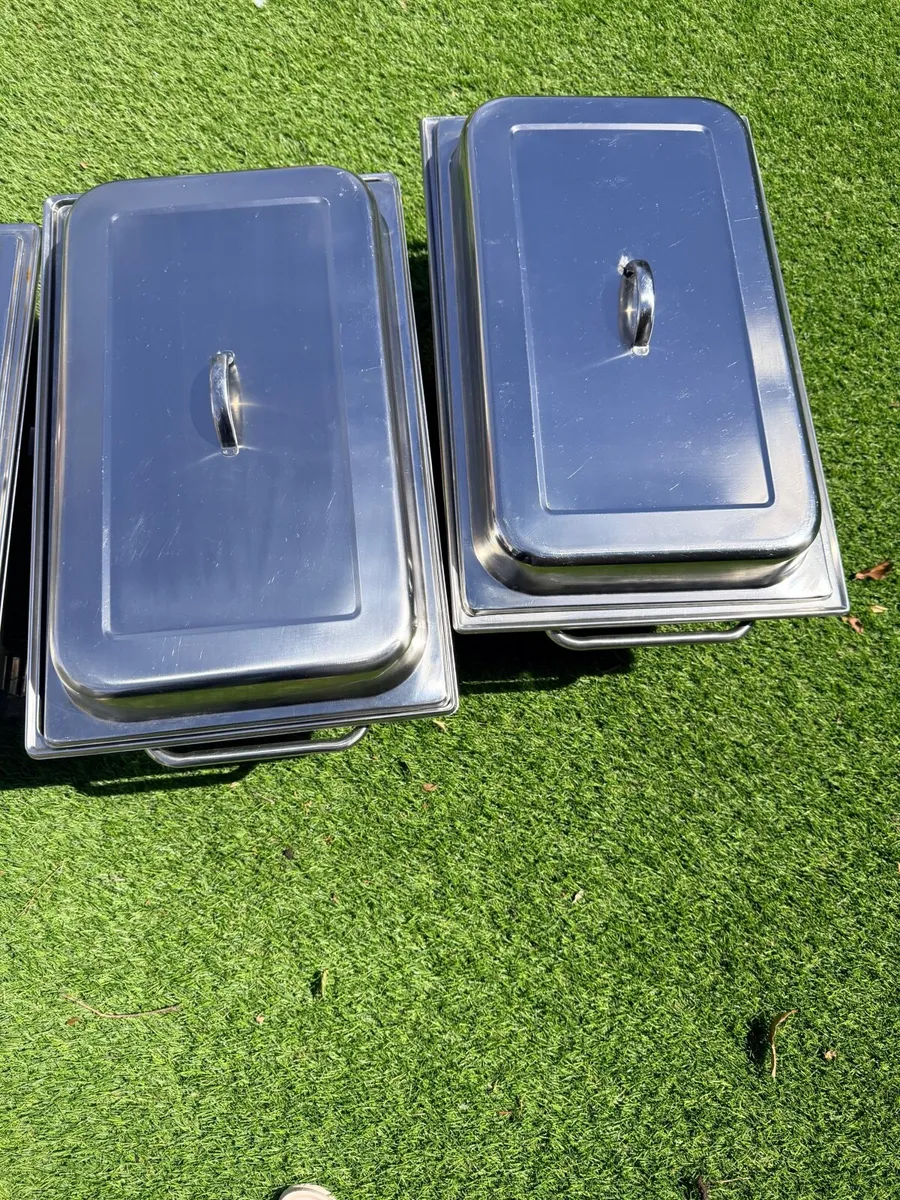 4 Chafing dishes for sale - Image 2