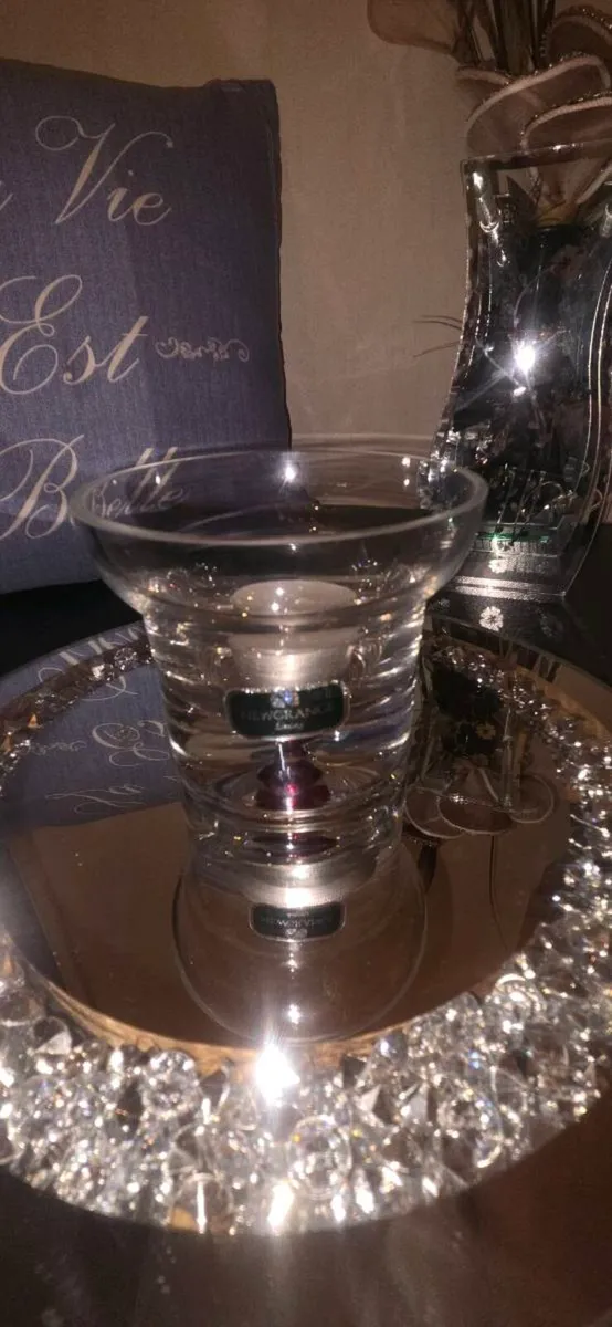 Newgrange Living Crystal Tealight Holder Mirrored - Image 2