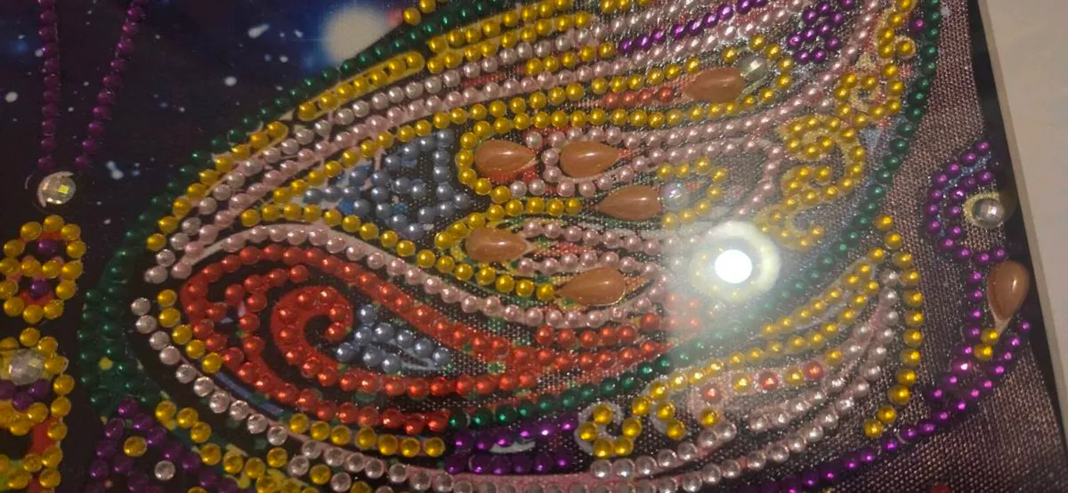 Handmade Butterfly Diamond Art Framed Wall Art Gal - Image 3