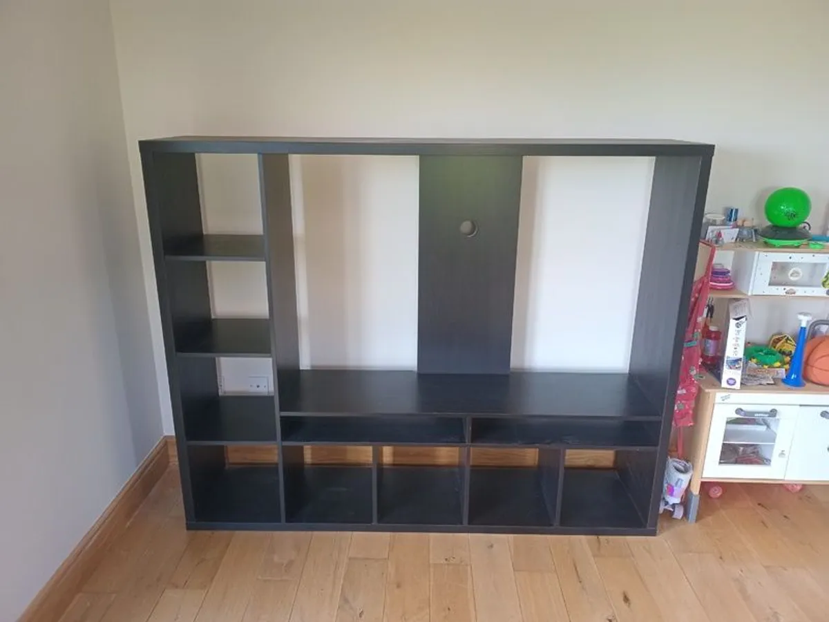 Walnut Effect Ikea Entertainment Unit - Image 2