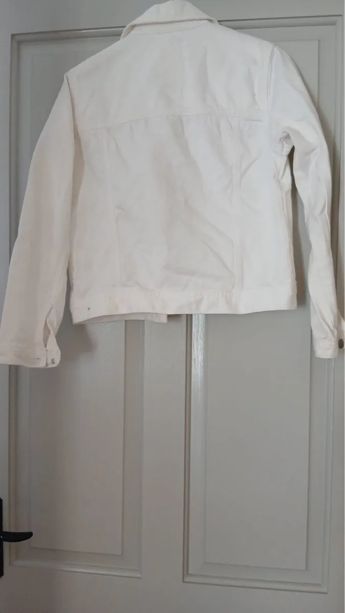 Denim Jacket Next White Age 12 Years - Image 2