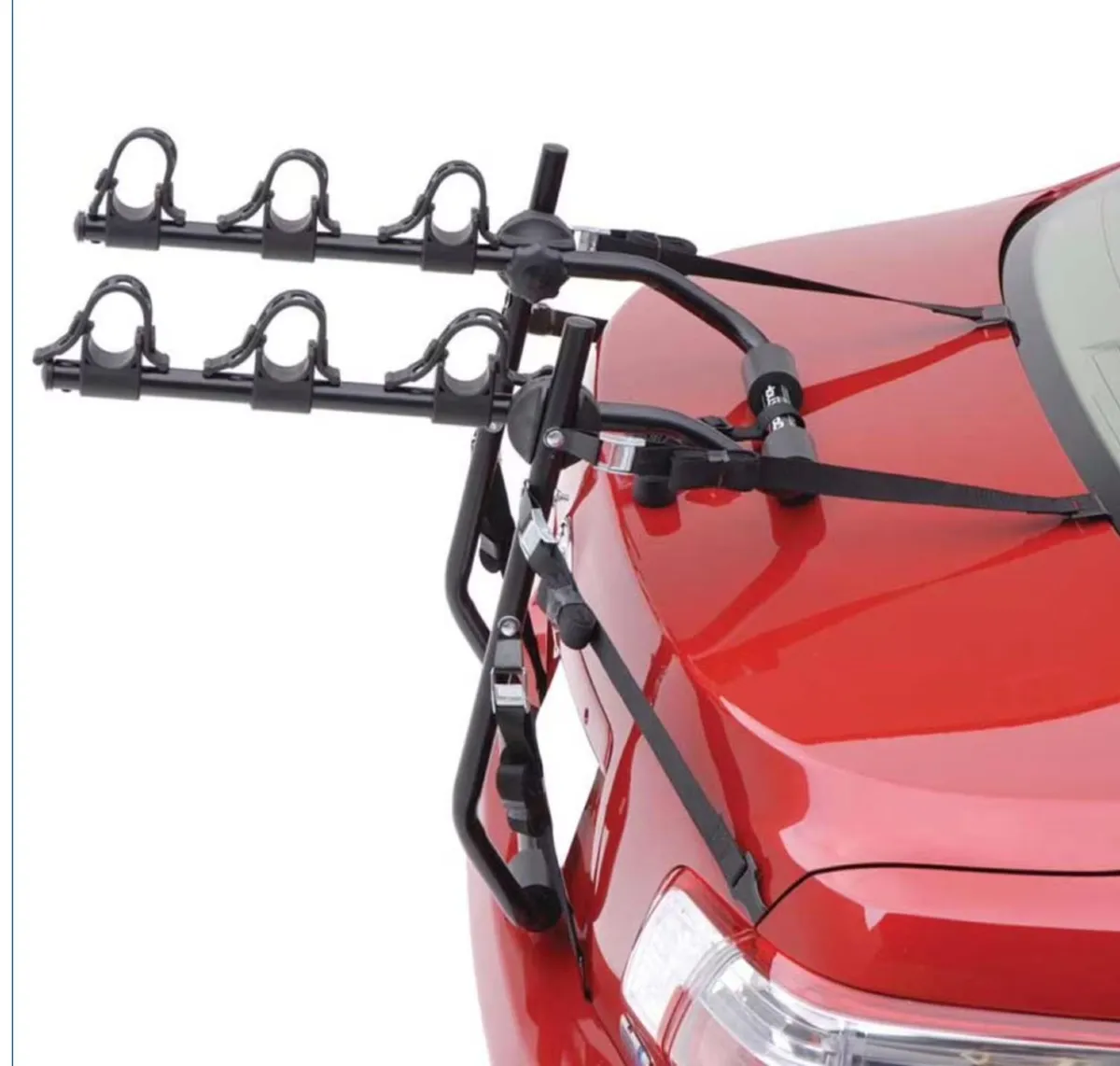 Hollywood Express  3-Bike Car Boot Rack Black - Image 1