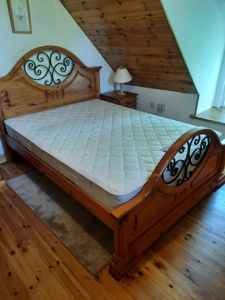 Double Bed and mattress - Image 1