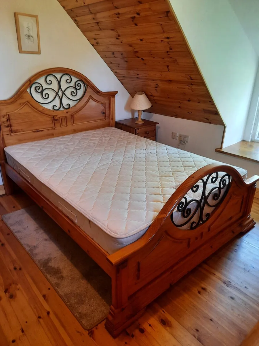 Double Bed and mattress - Image 2